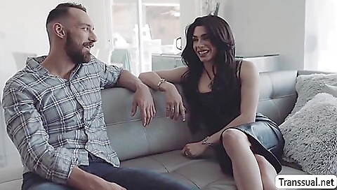 Sexy brunette gets her tight ass fucked deep throat