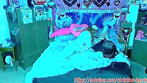 Brunette in sexy stockings and cosplaying for a big dick