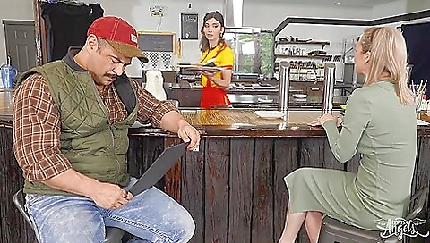 Best pornstar in hard black stockings and black lingerie vid