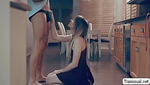 Blonde slut enjoys her stepbrother toasting the fuck hole