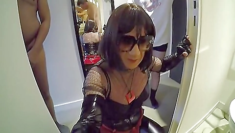 Horny brunette gets fucked in her ass in this porn clip