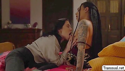 Horny brunette babe takes a huge dick into her tight ass